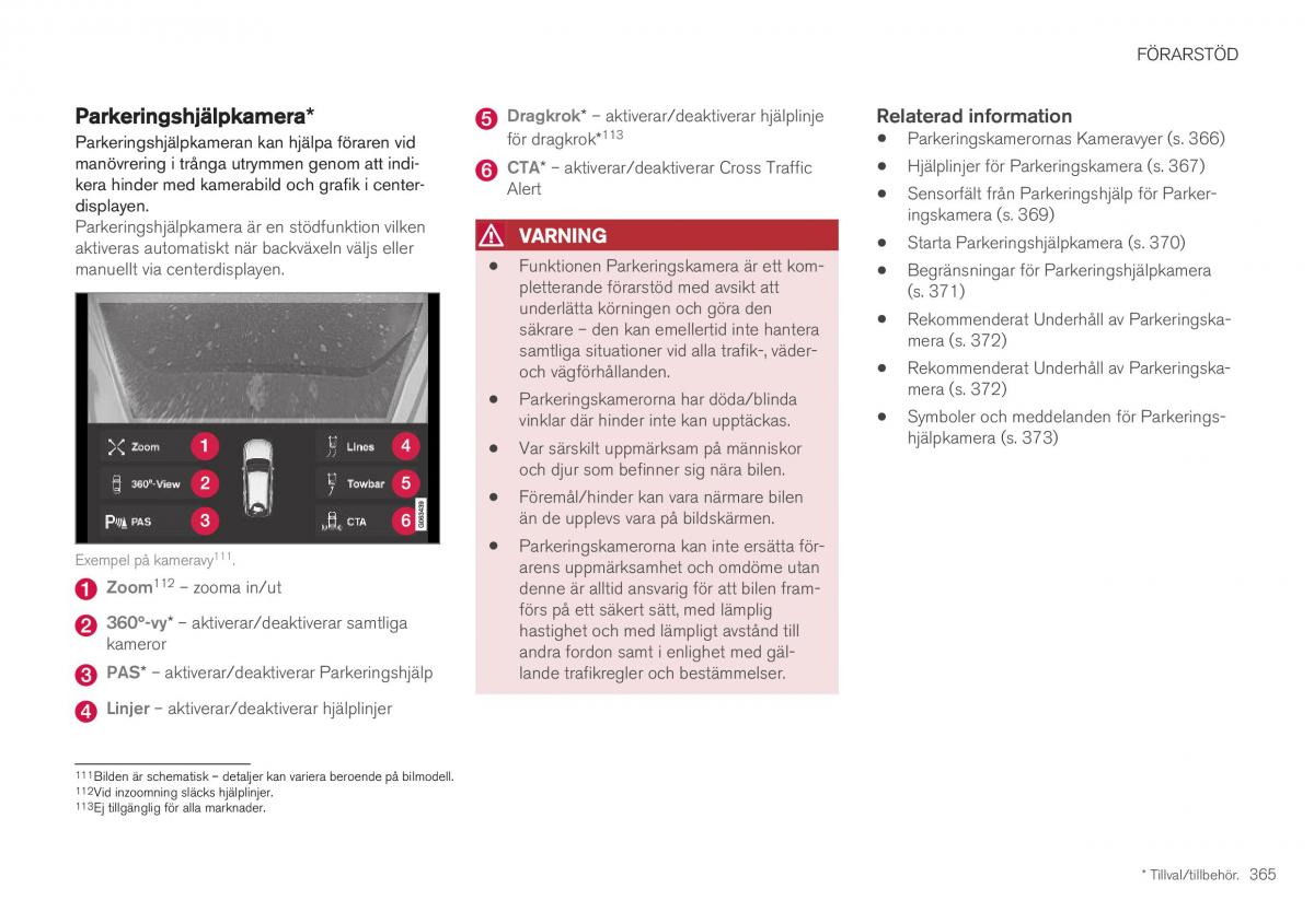 Volvo XC40 instruktionsbok / page 367