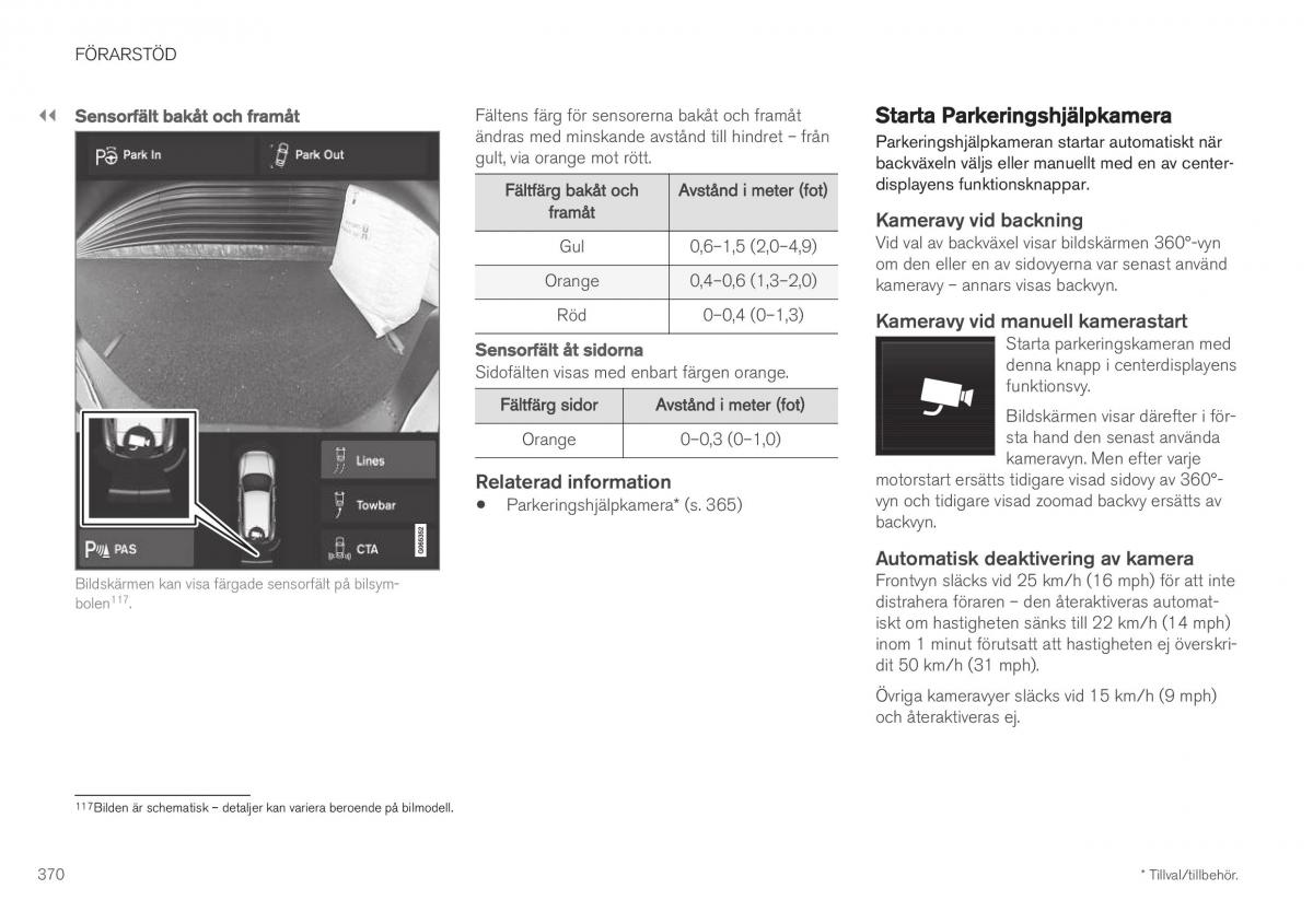 Volvo XC40 instruktionsbok / page 372