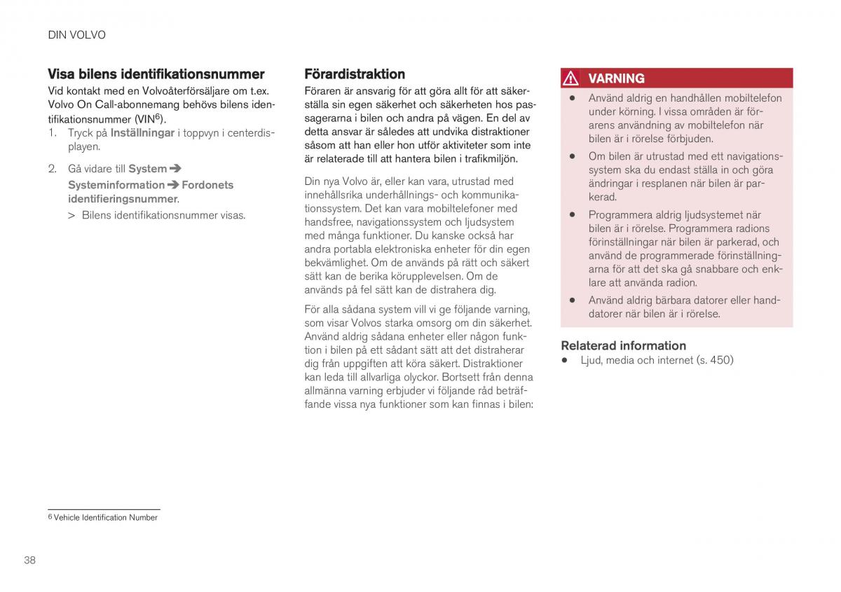 Volvo XC40 instruktionsbok / page 40