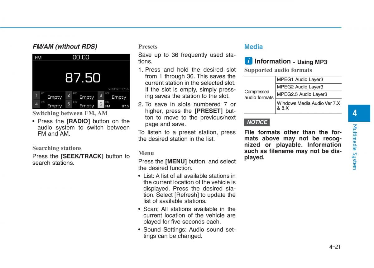 Hyundai i30 III 3 owners manual / page 253