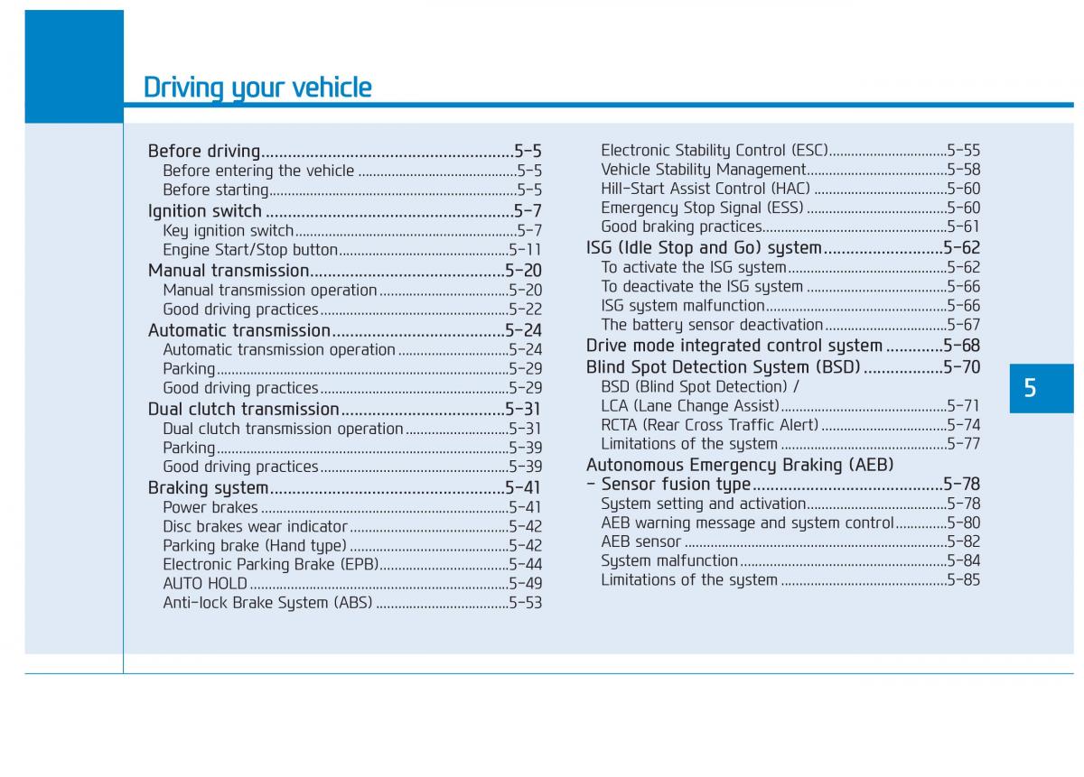 Hyundai i30 III 3 owners manual / page 305