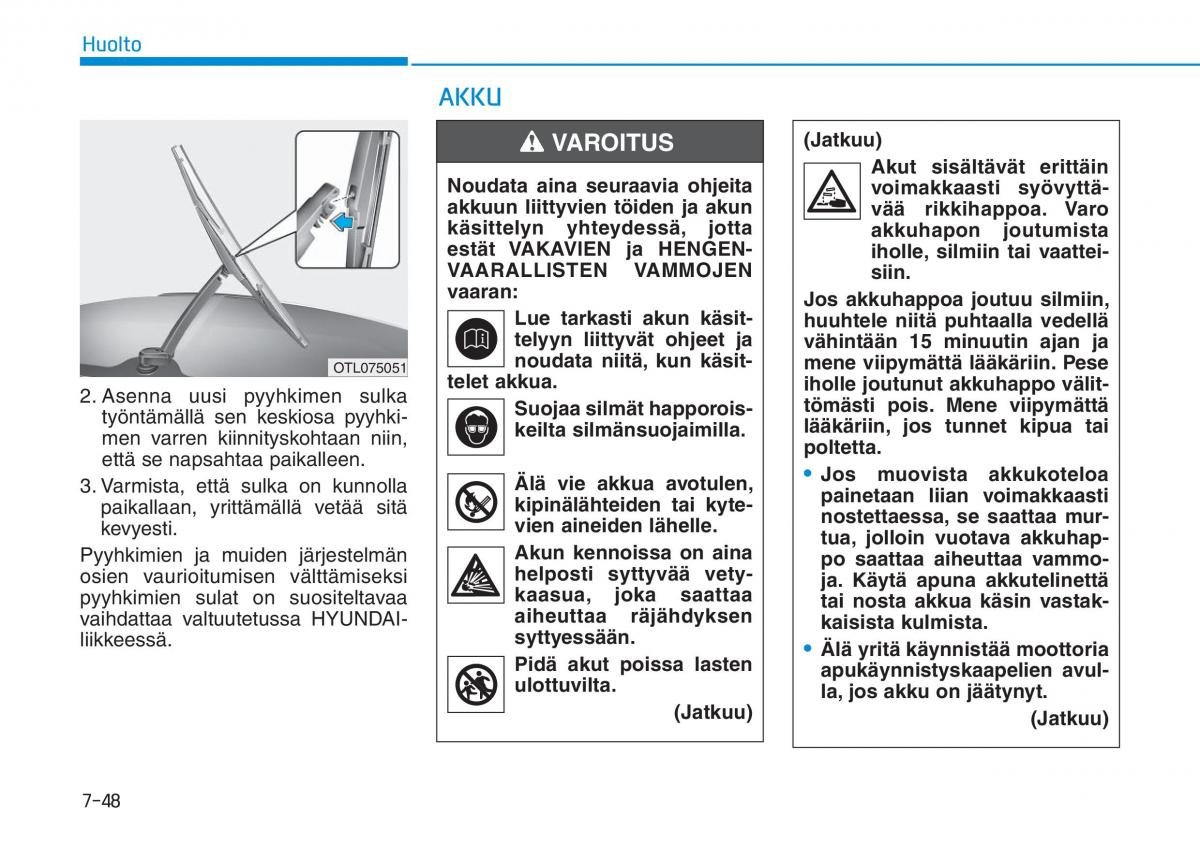 Hyundai i30 III 3 omistajan kasikirja / page 561