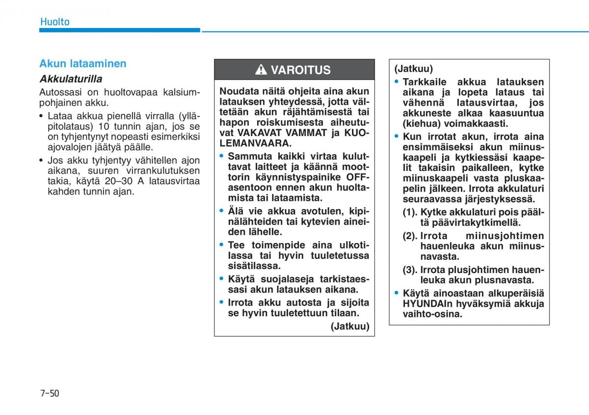 Hyundai i30 III 3 omistajan kasikirja / page 563