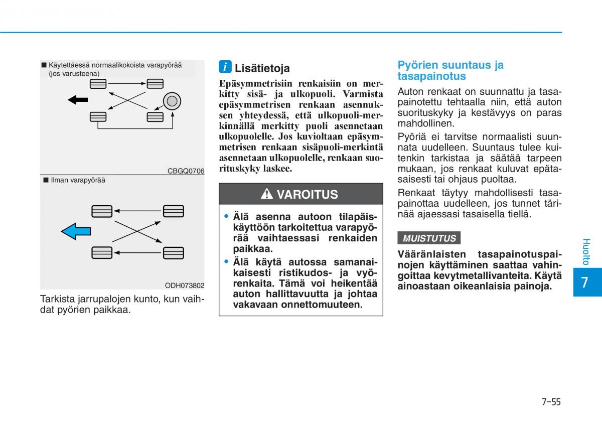 Hyundai i30 III 3 omistajan kasikirja / page 568