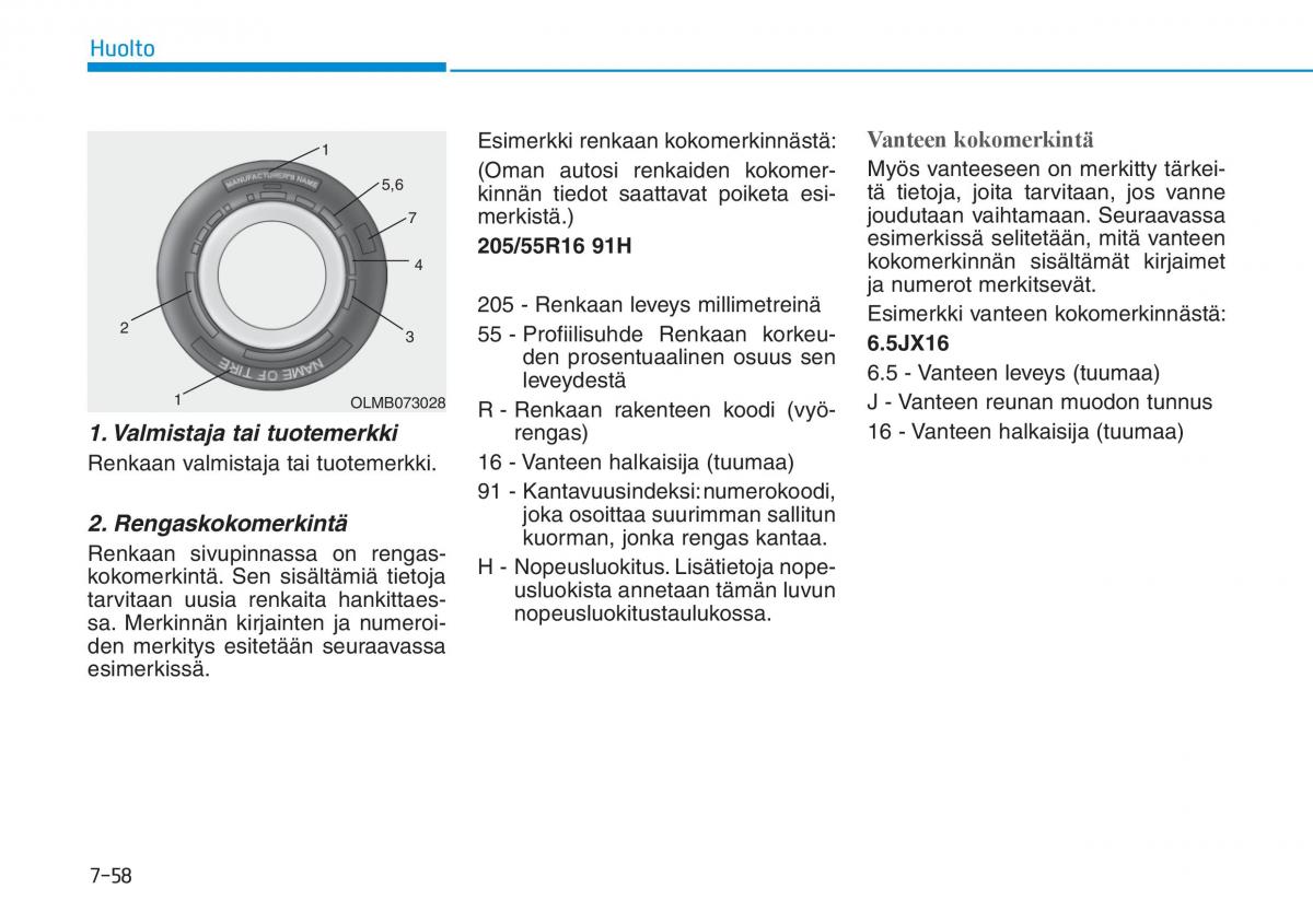 Hyundai i30 III 3 omistajan kasikirja / page 571