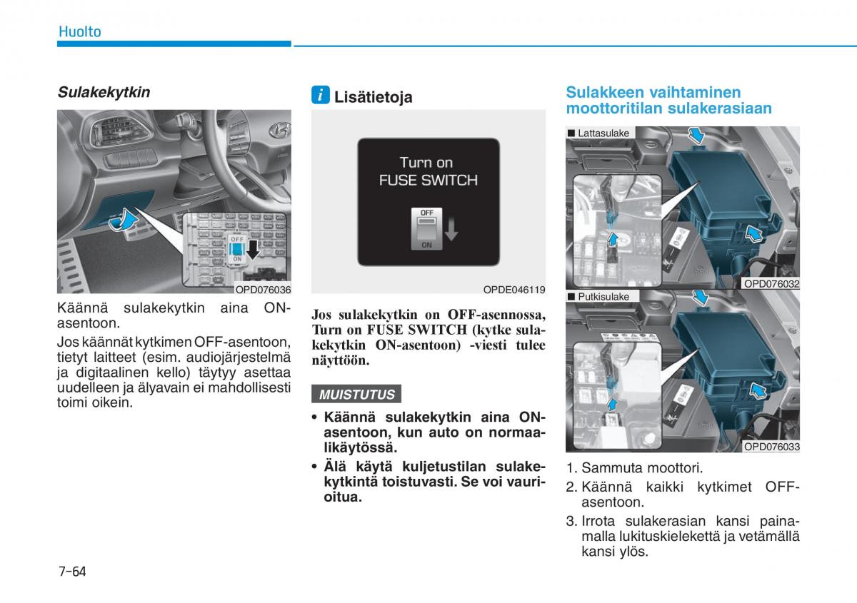 Hyundai i30 III 3 omistajan kasikirja / page 577