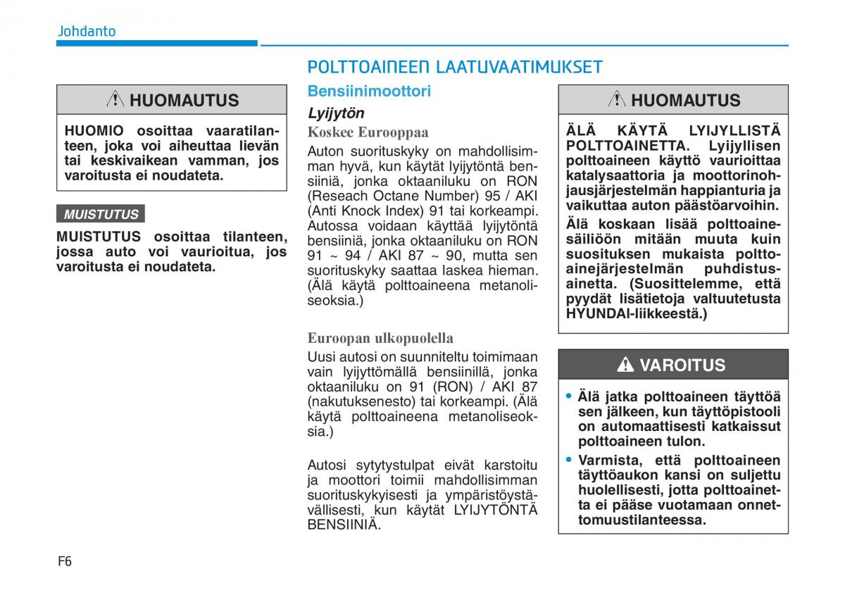 Hyundai i30 III 3 omistajan kasikirja / page 6