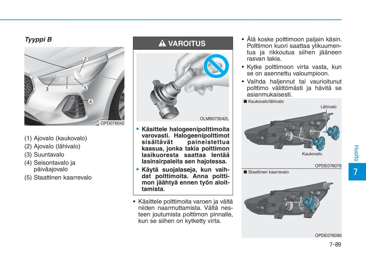 Hyundai i30 III 3 omistajan kasikirja / page 602