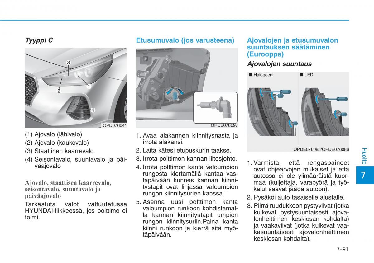 Hyundai i30 III 3 omistajan kasikirja / page 604