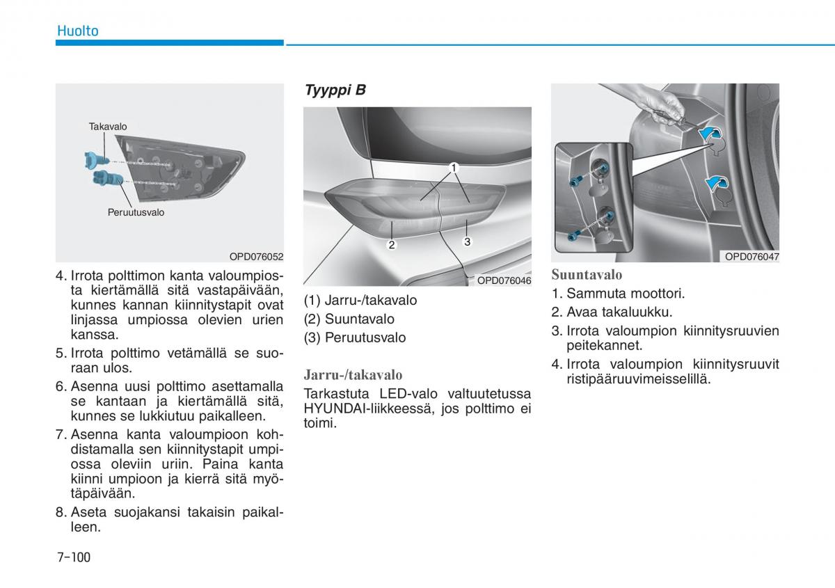 Hyundai i30 III 3 omistajan kasikirja / page 613