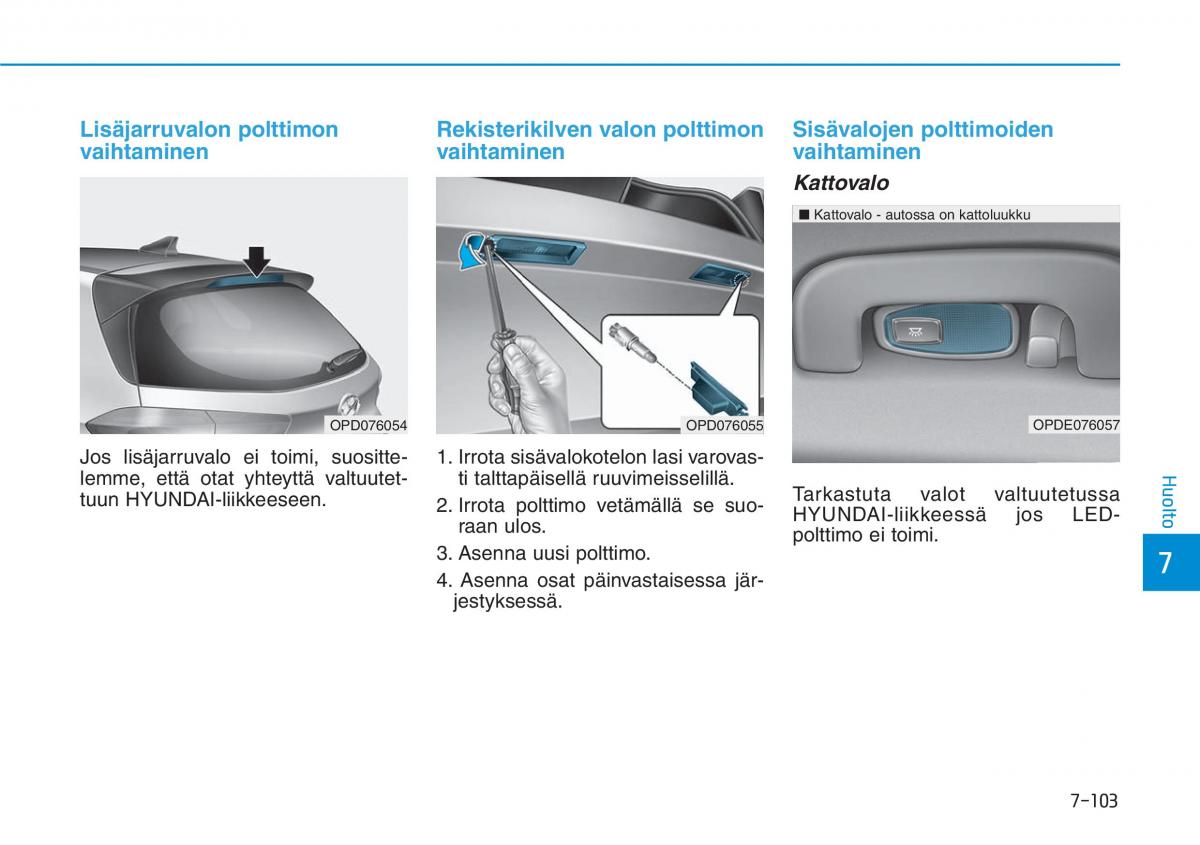 Hyundai i30 III 3 omistajan kasikirja / page 616