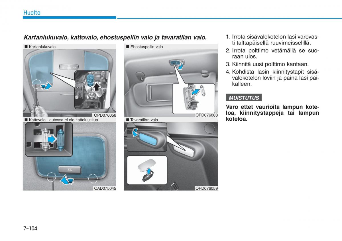 Hyundai i30 III 3 omistajan kasikirja / page 617