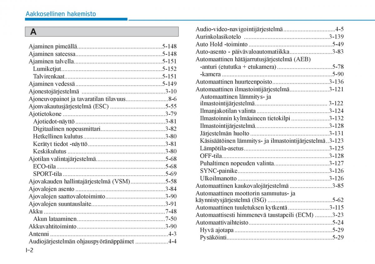 Hyundai i30 III 3 omistajan kasikirja / page 644