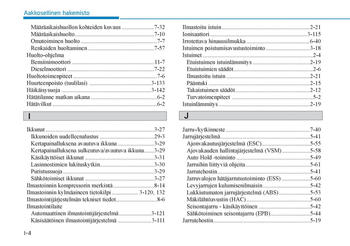 Hyundai i30 III 3 omistajan kasikirja / page 646