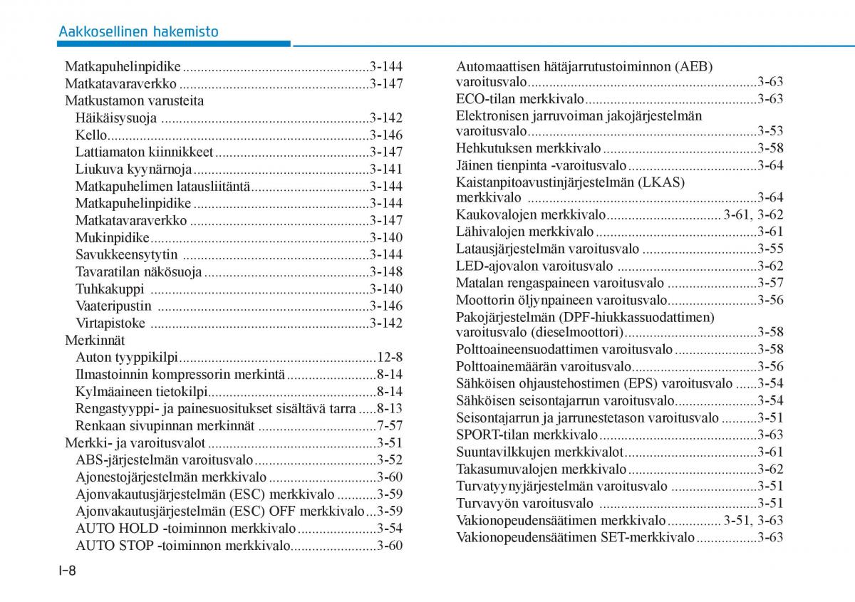 Hyundai i30 III 3 omistajan kasikirja / page 650