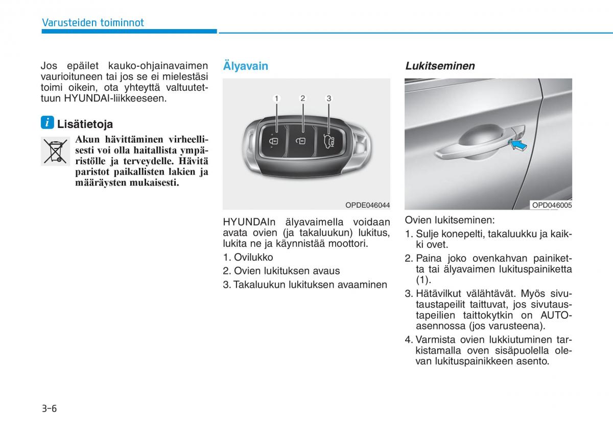 Hyundai i30 III 3 omistajan kasikirja / page 89