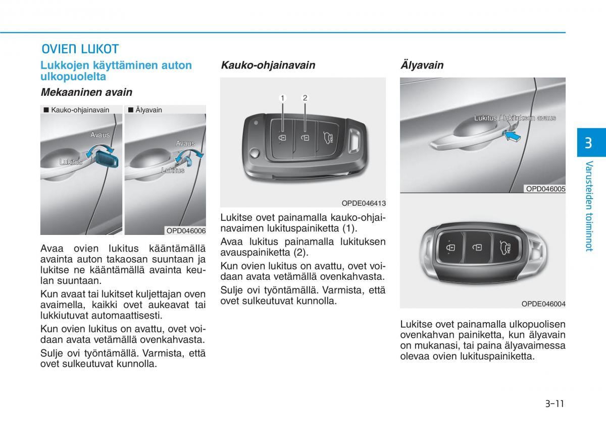 Hyundai i30 III 3 omistajan kasikirja / page 94