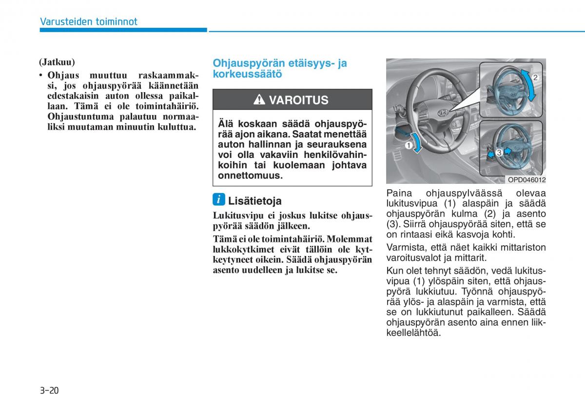 Hyundai i30 III 3 omistajan kasikirja / page 103