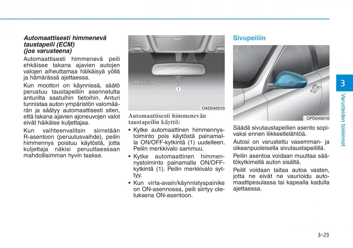 Hyundai i30 III 3 omistajan kasikirja / page 106