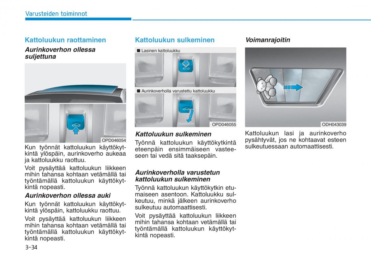 Hyundai i30 III 3 omistajan kasikirja / page 117