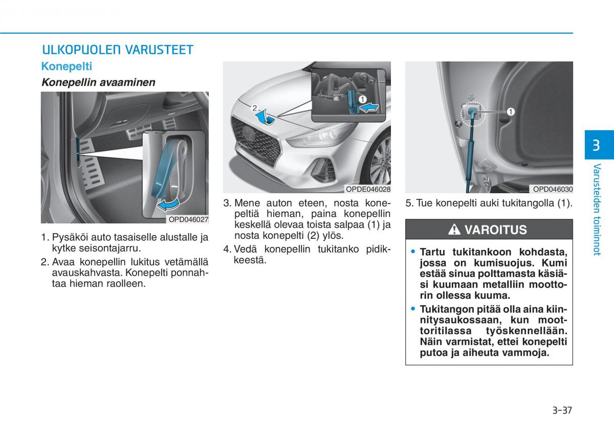 Hyundai i30 III 3 omistajan kasikirja / page 120