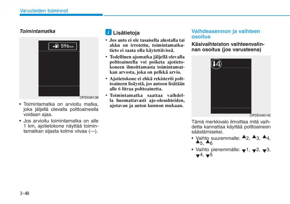 Hyundai i30 III 3 omistajan kasikirja / page 131