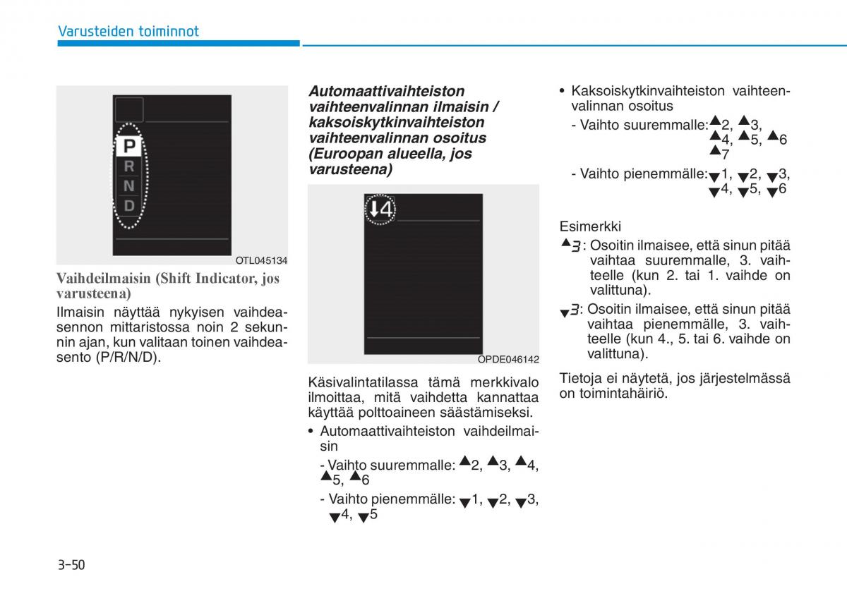 Hyundai i30 III 3 omistajan kasikirja / page 133