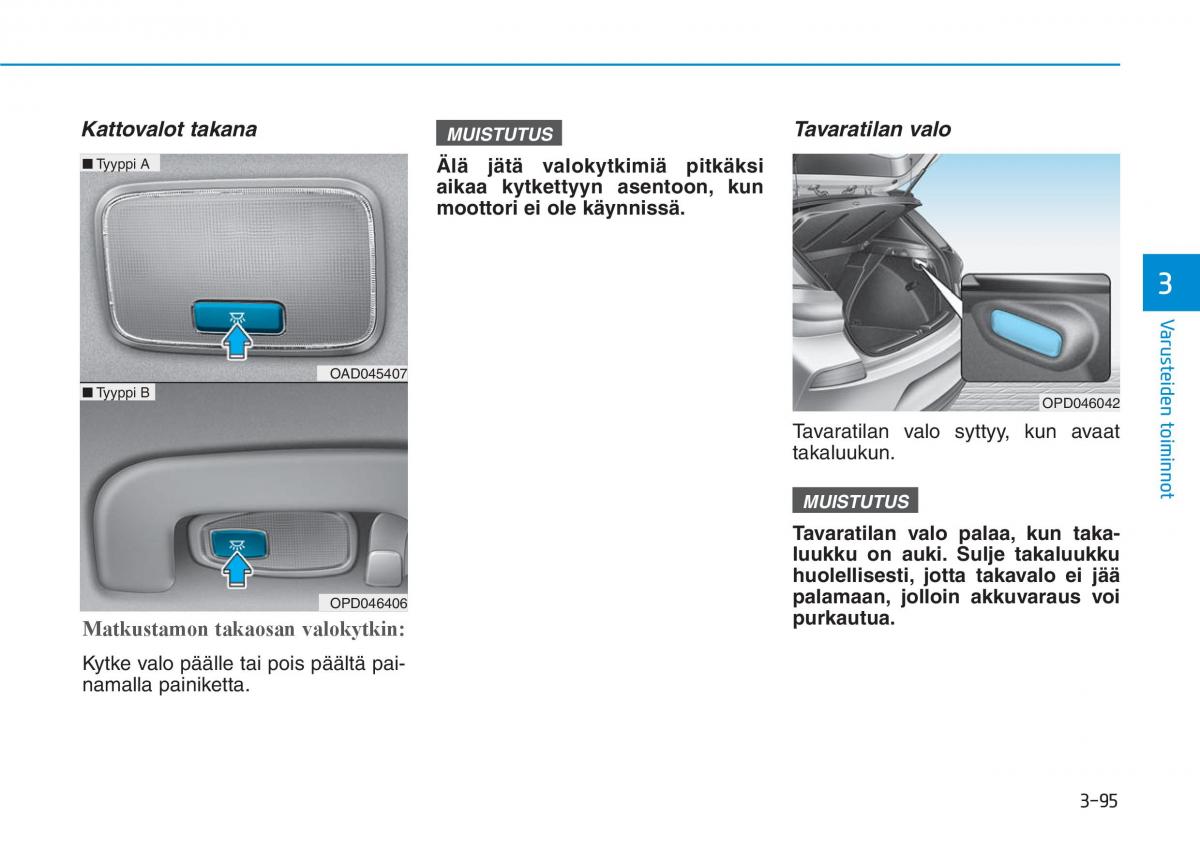 Hyundai i30 III 3 omistajan kasikirja / page 178