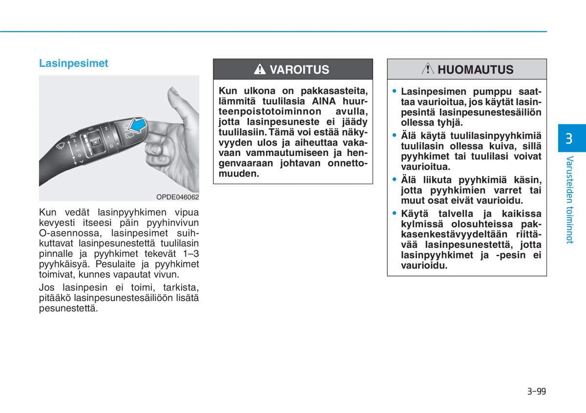 Hyundai i30 III 3 omistajan kasikirja / page 182