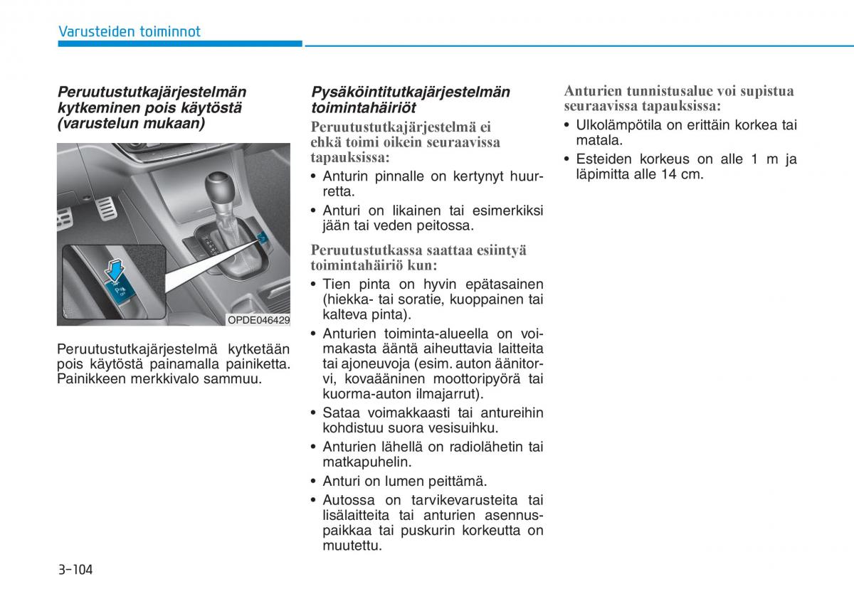 Hyundai i30 III 3 omistajan kasikirja / page 187