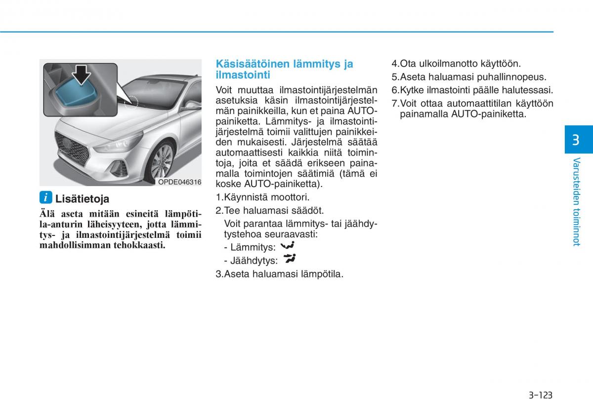 Hyundai i30 III 3 omistajan kasikirja / page 206