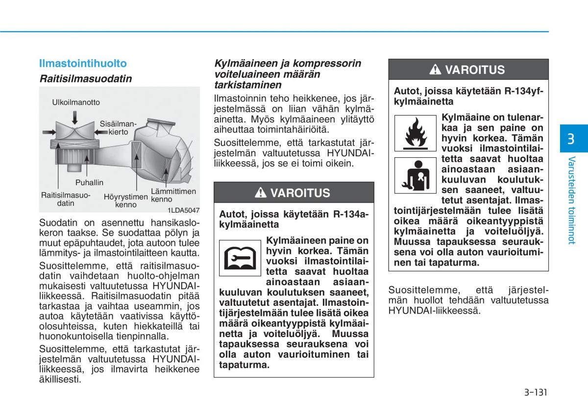 Hyundai i30 III 3 omistajan kasikirja / page 214