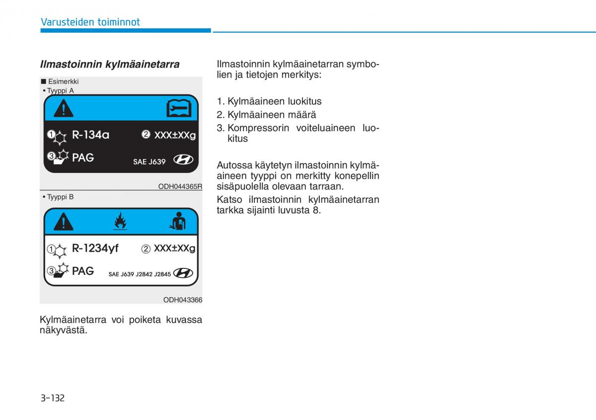 Hyundai i30 III 3 omistajan kasikirja / page 215