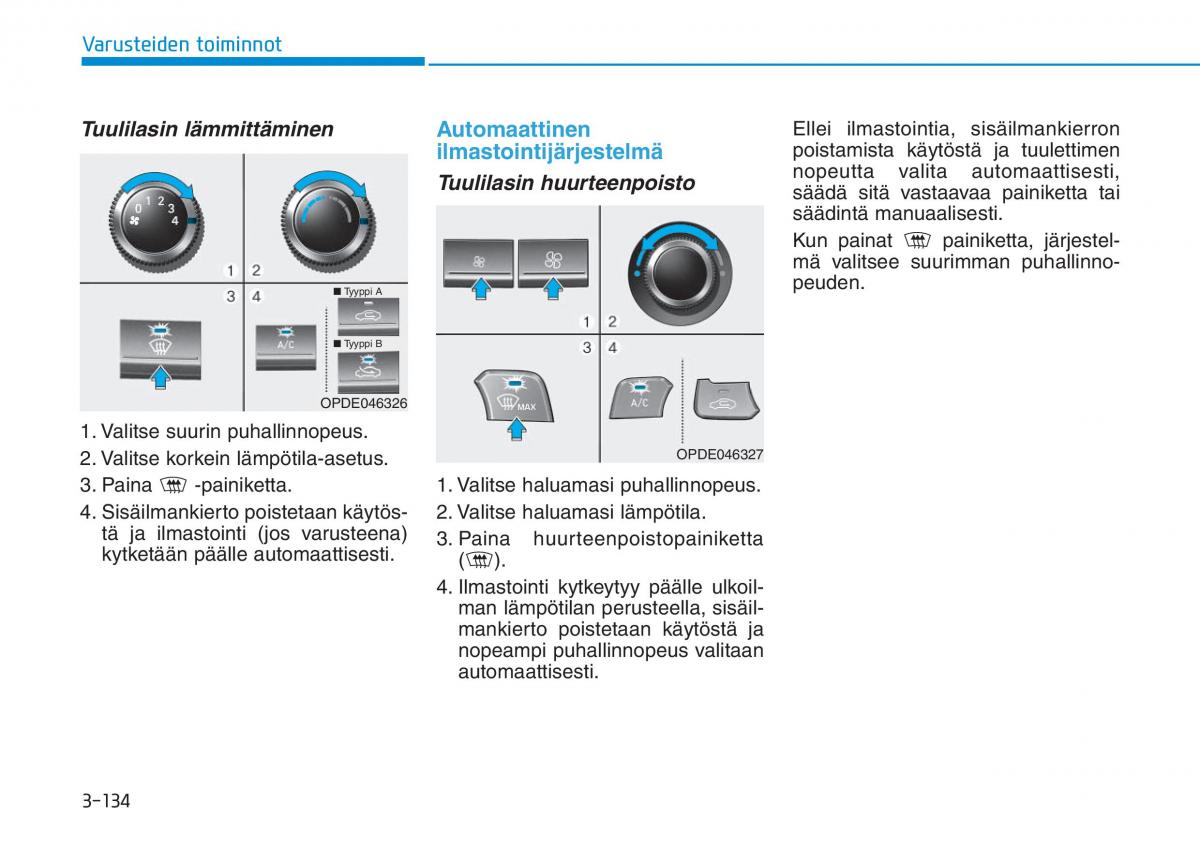 Hyundai i30 III 3 omistajan kasikirja / page 217