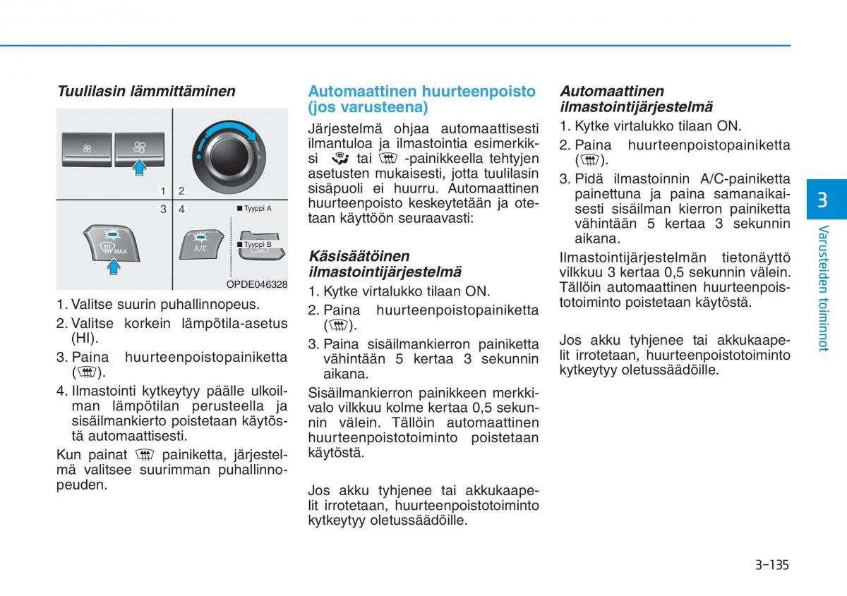 Hyundai i30 III 3 omistajan kasikirja / page 218