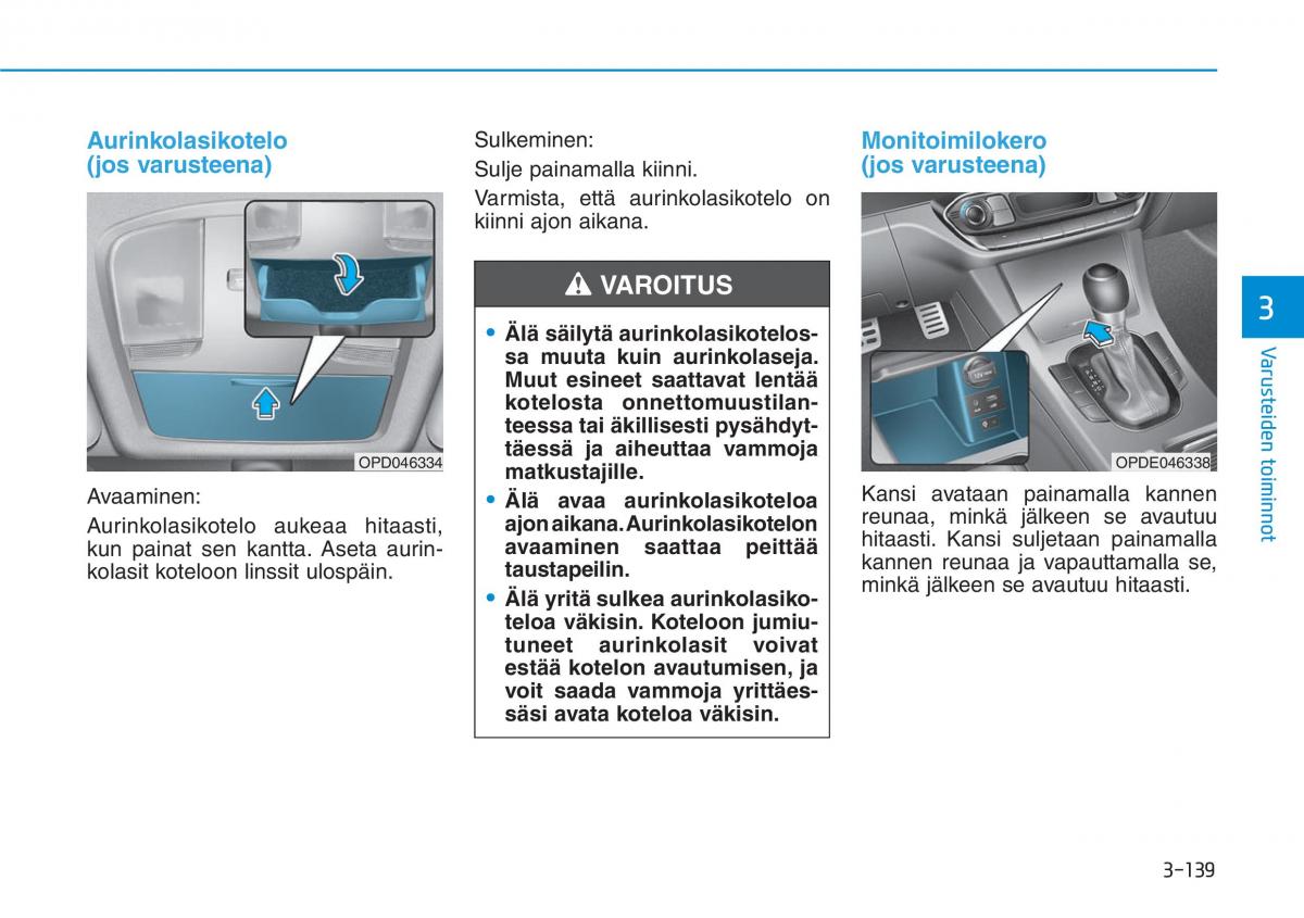 Hyundai i30 III 3 omistajan kasikirja / page 222