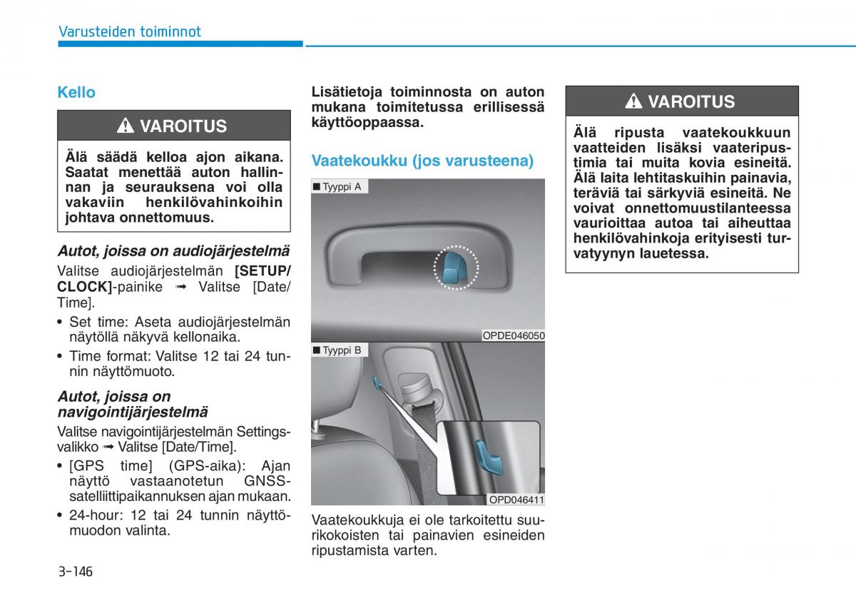 Hyundai i30 III 3 omistajan kasikirja / page 229