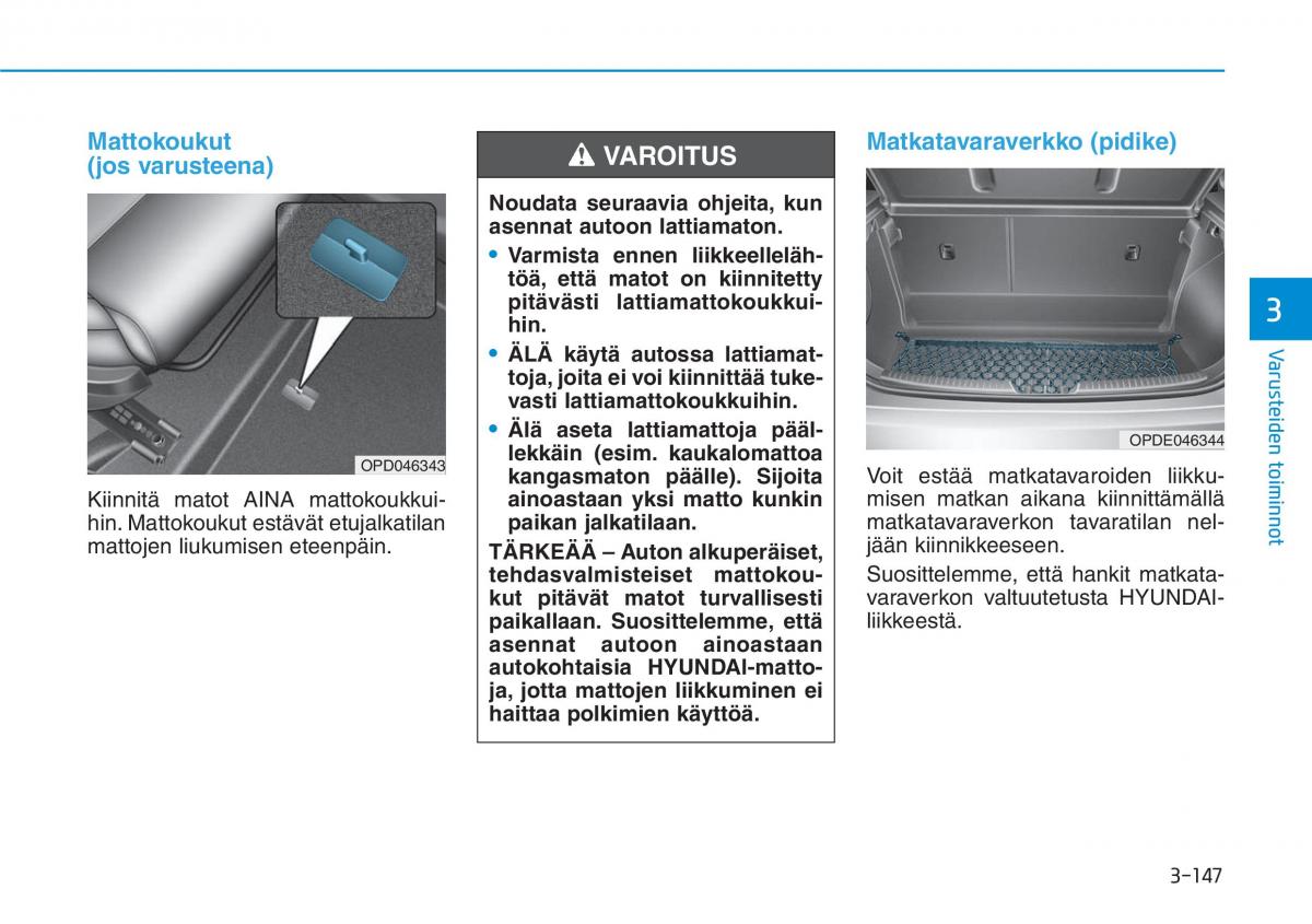 Hyundai i30 III 3 omistajan kasikirja / page 230