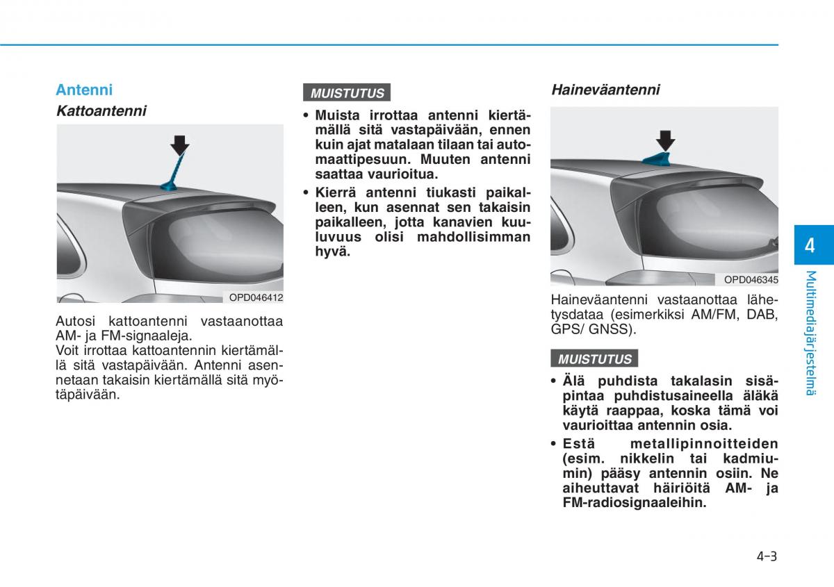 Hyundai i30 III 3 omistajan kasikirja / page 235