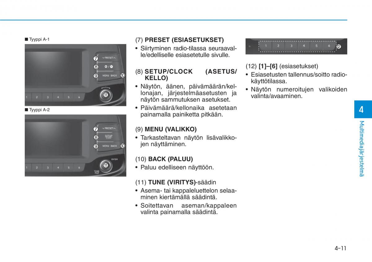 Hyundai i30 III 3 omistajan kasikirja / page 243