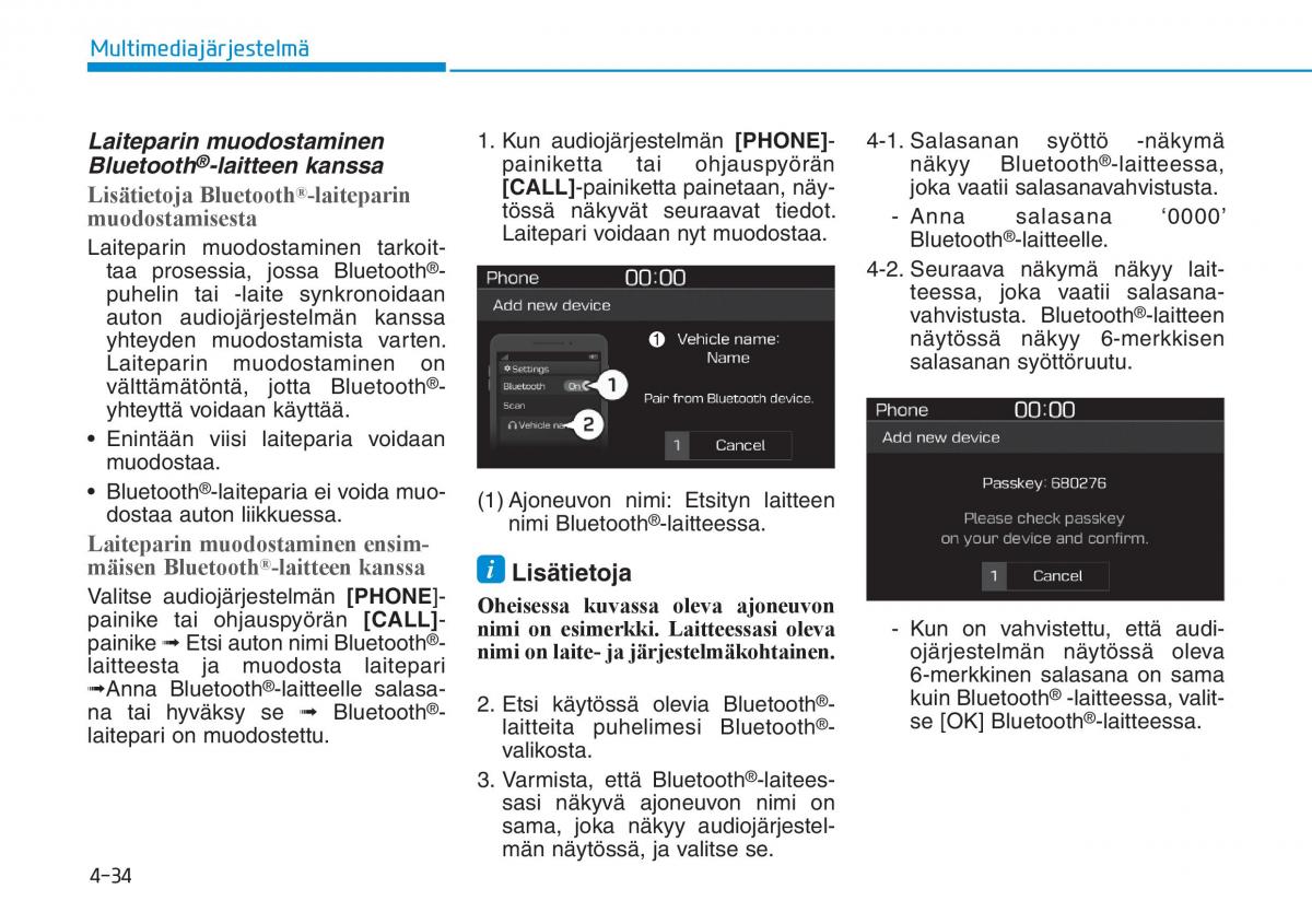 Hyundai i30 III 3 omistajan kasikirja / page 266