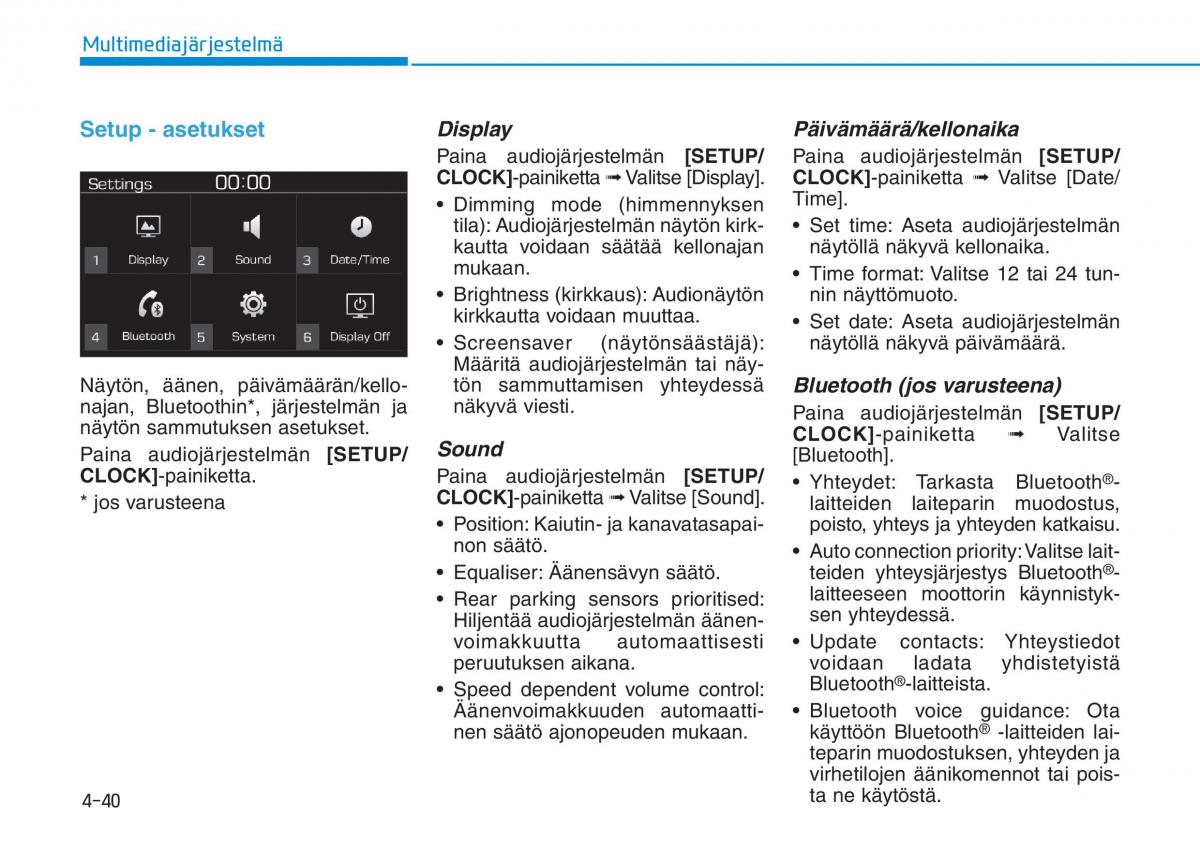 Hyundai i30 III 3 omistajan kasikirja / page 272