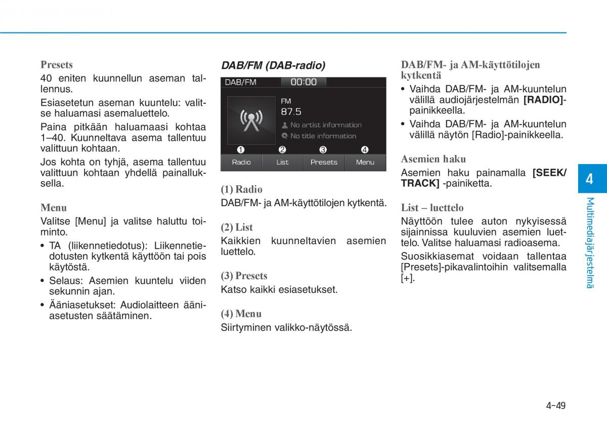 Hyundai i30 III 3 omistajan kasikirja / page 281