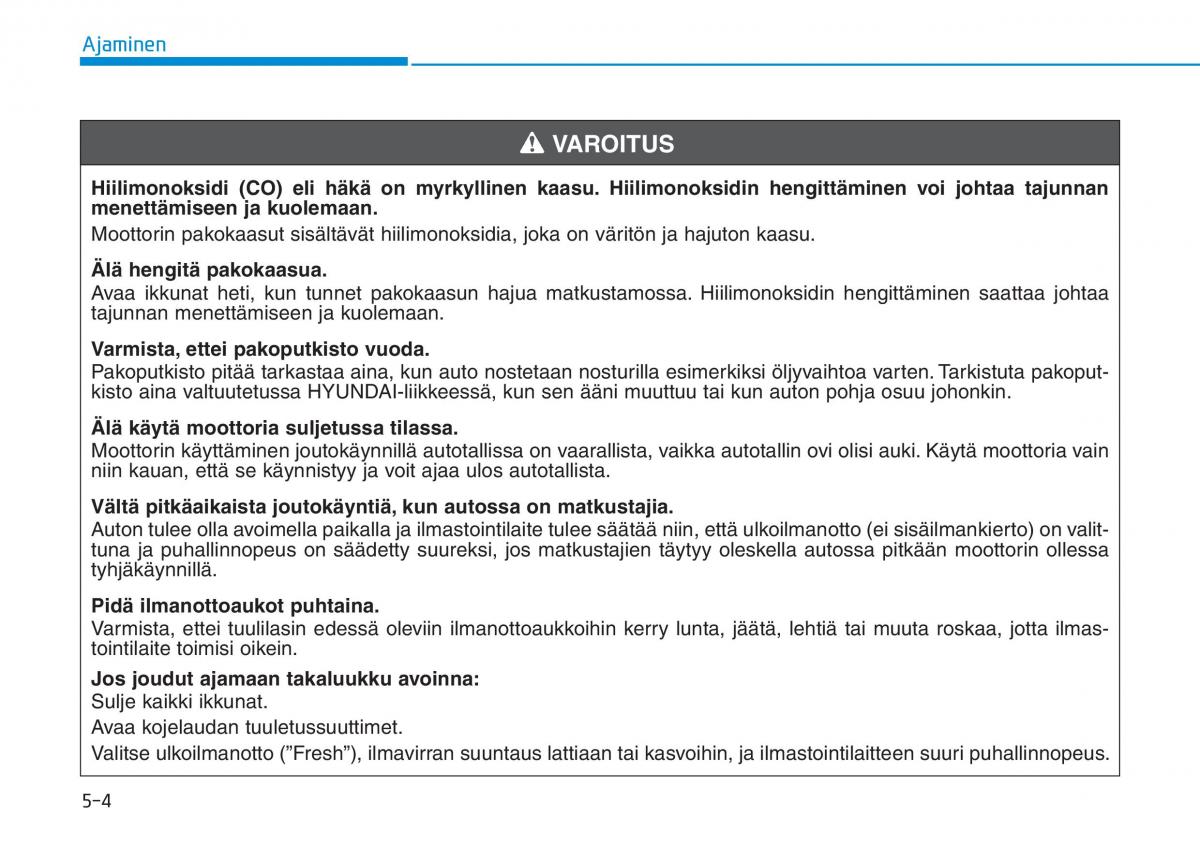 Hyundai i30 III 3 omistajan kasikirja / page 308