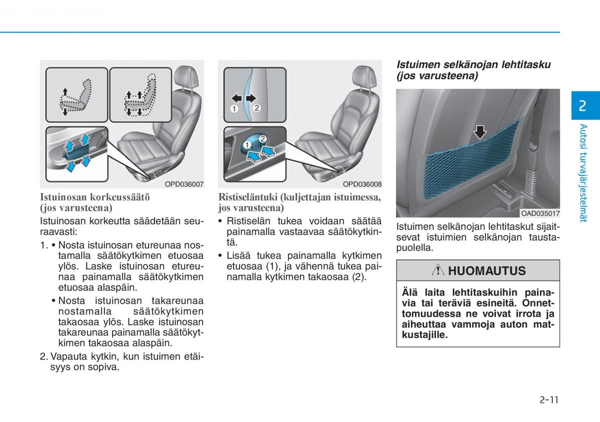 Hyundai i30 III 3 omistajan kasikirja / page 31