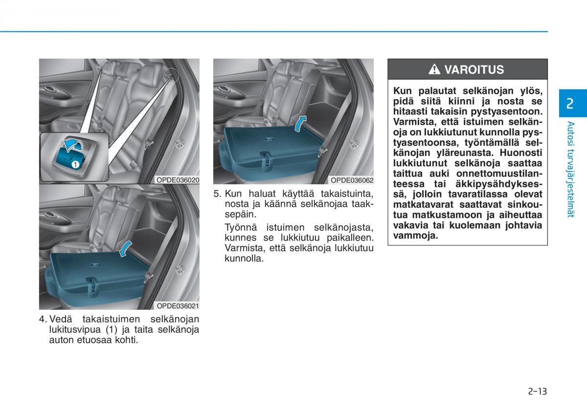 Hyundai i30 III 3 omistajan kasikirja / page 33