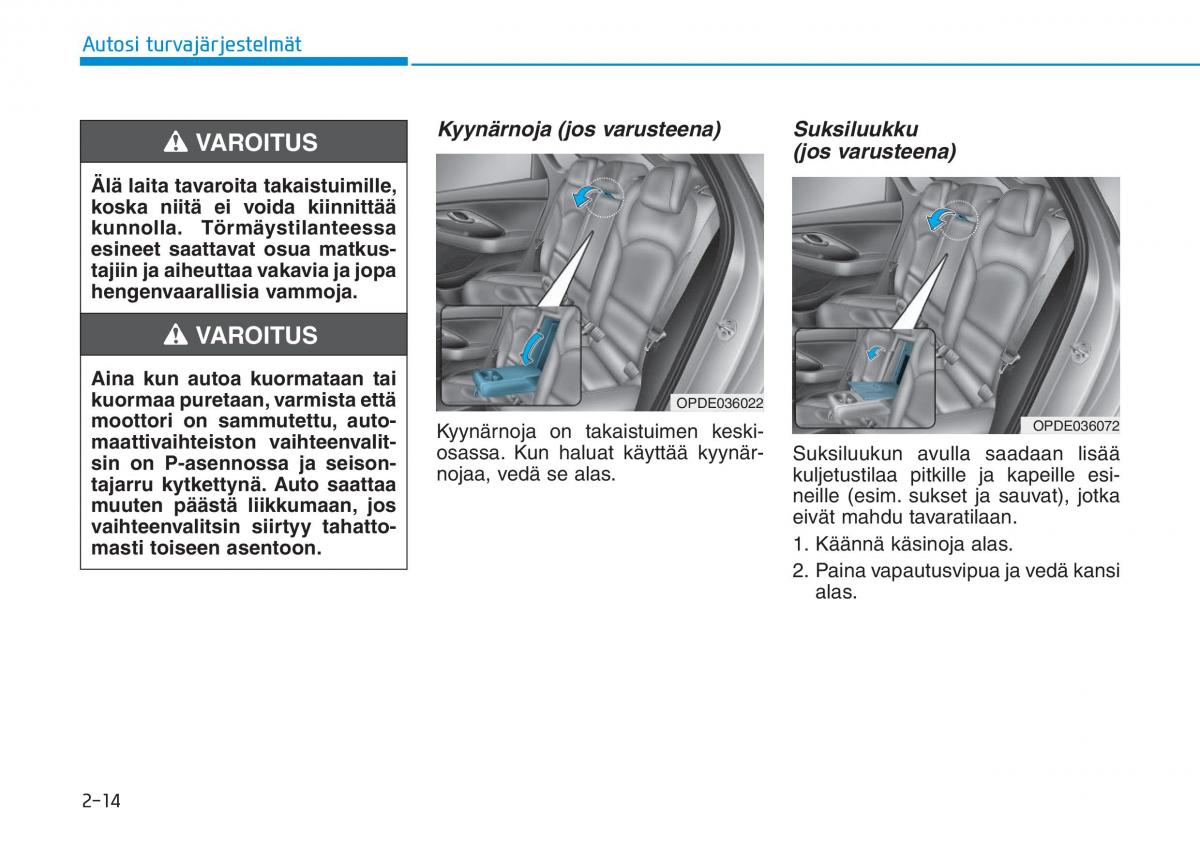 Hyundai i30 III 3 omistajan kasikirja / page 34