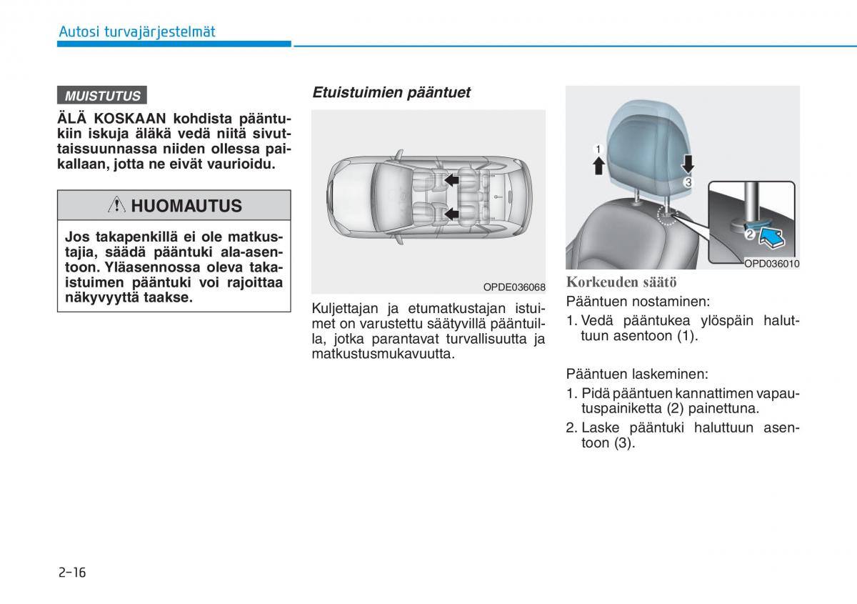 Hyundai i30 III 3 omistajan kasikirja / page 36