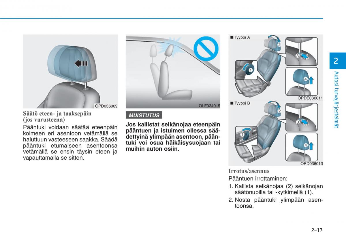 Hyundai i30 III 3 omistajan kasikirja / page 37