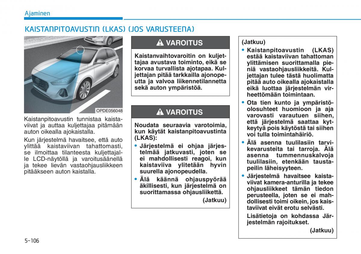 Hyundai i30 III 3 omistajan kasikirja / page 410